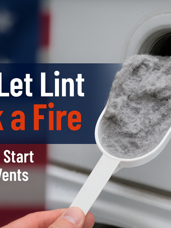 The Hidden Fire Hazard Lurking in Your Dryer Vent